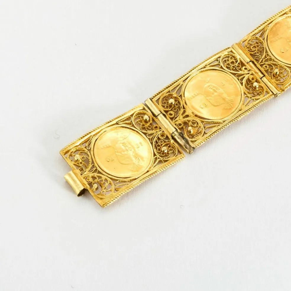 Bracelet en or jaune