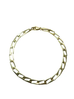Bracelet en or jaune 18 carats, maille cheval