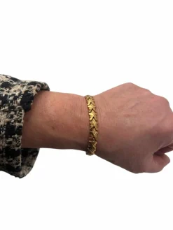 Bracelet en or jaune 18 carats.