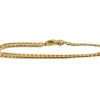 Bracelet en or jaune à maille cubaine