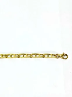 Bracelet en or jaune à mailles