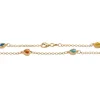 Bracelet en or jaune avec petits coeurs
