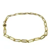 Bracelet en or jaune avec des maillons élégants