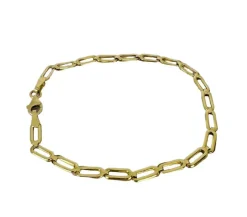 Bracelet en or jaune avec des maillons élégants