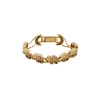 Bracelet en or jaune avec éléphants