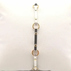 Bracelet en or jaune et acier