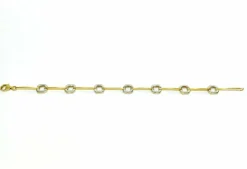 Bracelet en or jaune et blanc