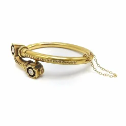 bracelet en or néo-étrusque avec diamants