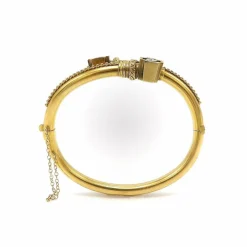 bracelet en or néo-étrusque avec diamants
