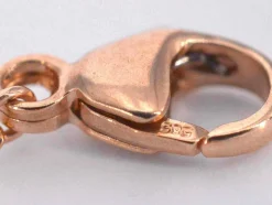 Bracelet en or rose avec diamant 0,10 carat