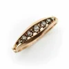 Bracelet en or rose et diamants taille rose