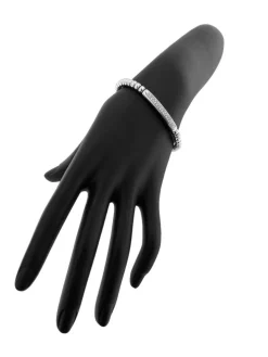 Bracelet extensible Tresore or blanc diamants de Hulchi Belluni