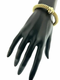 Bracelet fantaisie FOPE en or jaune