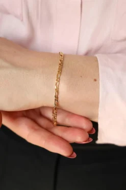 Bracelet Figaro Or jaune