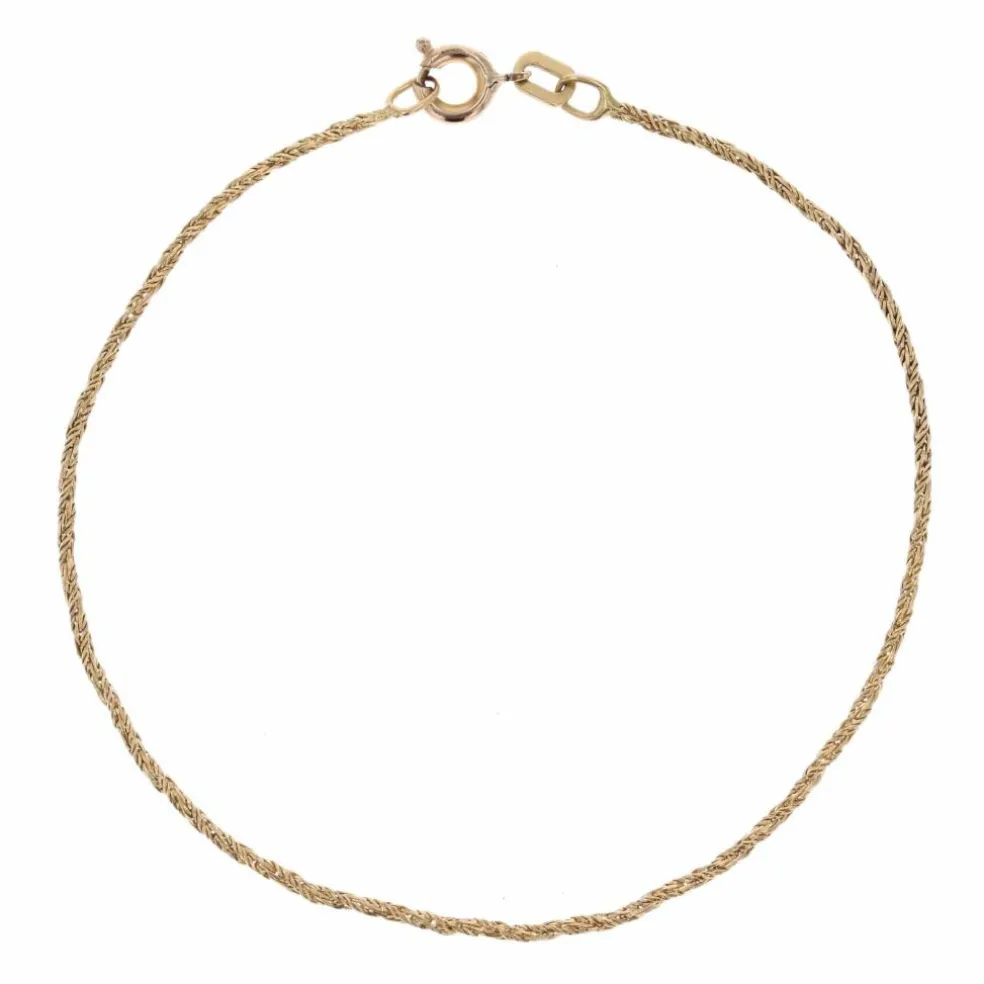 Bracelet Fin or jaune
