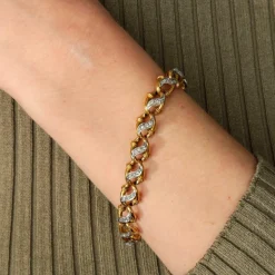 BRACELET "GILLIANE" OR & DIAMANTS