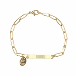 Bracelet gourmette bébé à graver