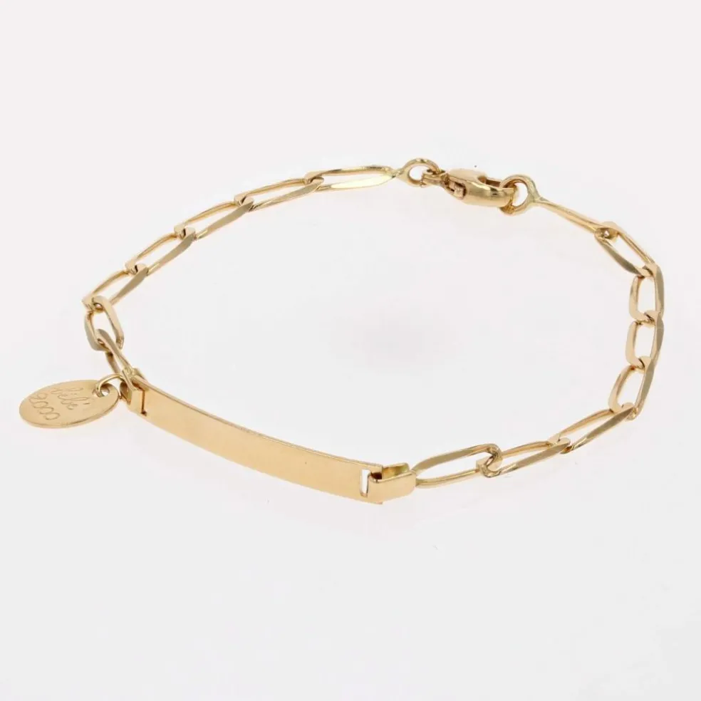 Bracelet gourmette bébé à graver