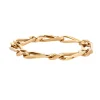 Bracelet gourmette en or jaune