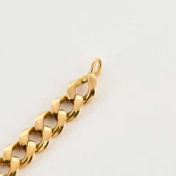 Bracelet gourmette en or jaune