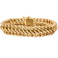 Bracelet Gourmette Fantaisie or rose