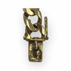 Bracelet gourmette or jaune