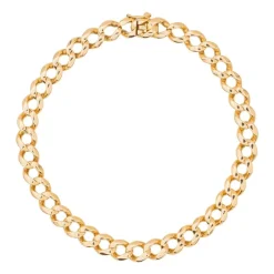 Bracelet Gourmette Or rose