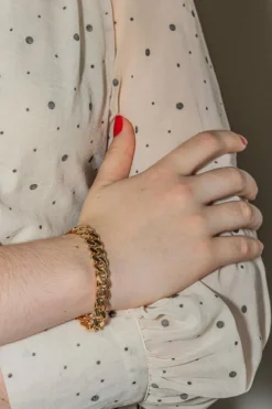 Bracelet Gourmette Or rose