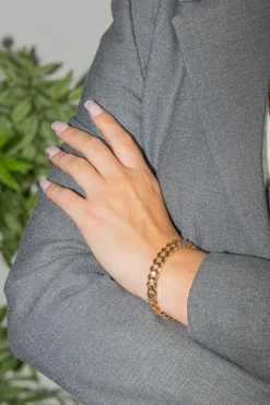 Bracelet Gourmette Or rose