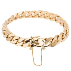 Bracelet Gourmette Or rose