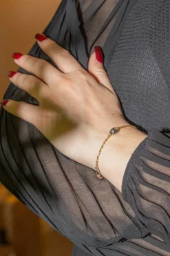Bracelet Grain de café Or jaune
