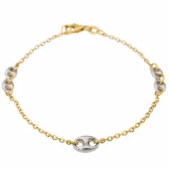 Bracelet Grain de café Or jaune