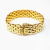 Bracelet grain de riz or jaune