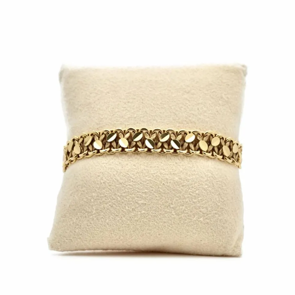Bracelet "grains de café" Or jaune