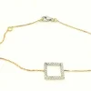 Bracelet Graphique Or blanc Diamant