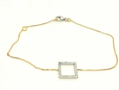 Bracelet Graphique Or blanc Diamant
