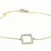 Bracelet Graphique Or blanc Diamant