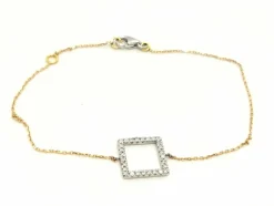 Bracelet Graphique Or blanc Diamant