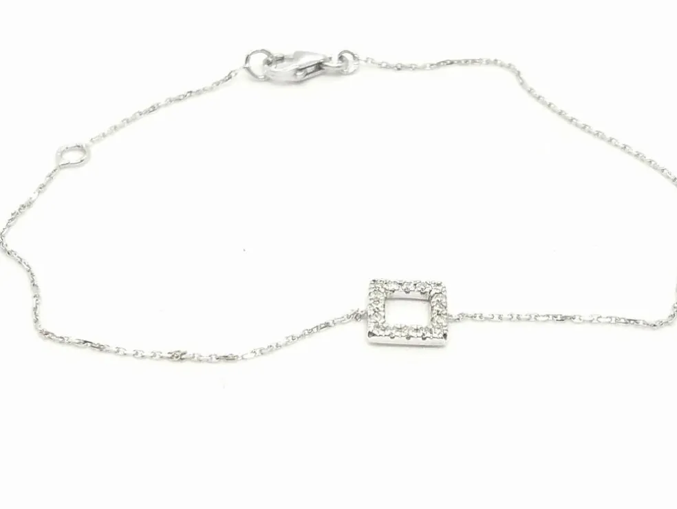 Bracelet Graphique Or blanc Diamant