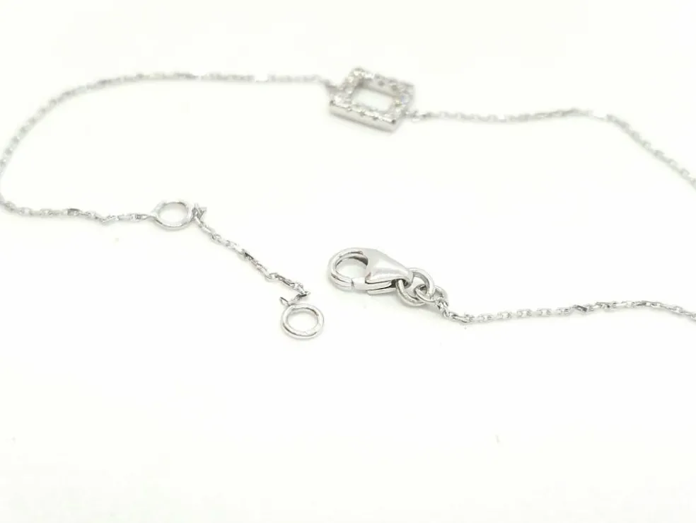 Bracelet Graphique Or blanc Diamant