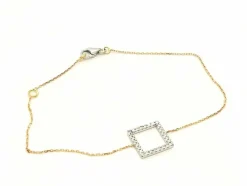 Bracelet Graphique Or blanc Diamant