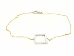 Bracelet Graphique Or blanc Diamant