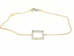 Bracelet Graphique Or blanc Diamant