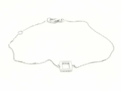 Bracelet Graphique Or blanc Diamant