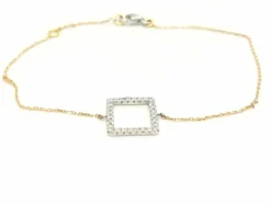 Bracelet Graphique Or blanc Diamant