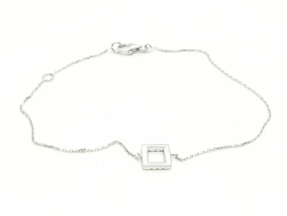 Bracelet Graphique Or blanc Diamant
