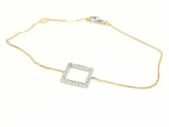 Bracelet Graphique Or blanc Diamant