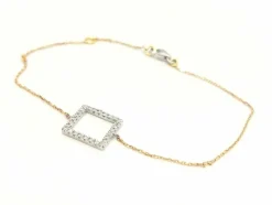 Bracelet Graphique Or blanc Diamant