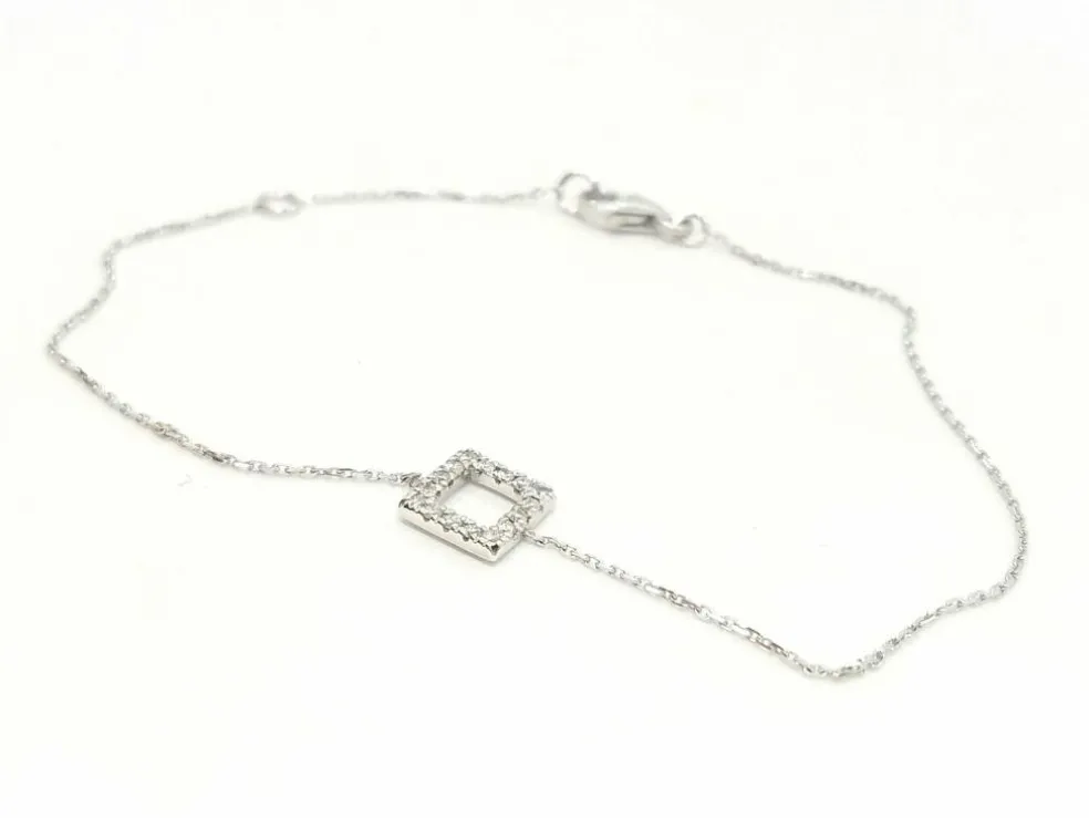 Bracelet Graphique Or blanc Diamant