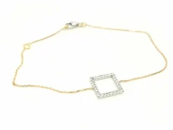 Bracelet Graphique Or blanc Diamant